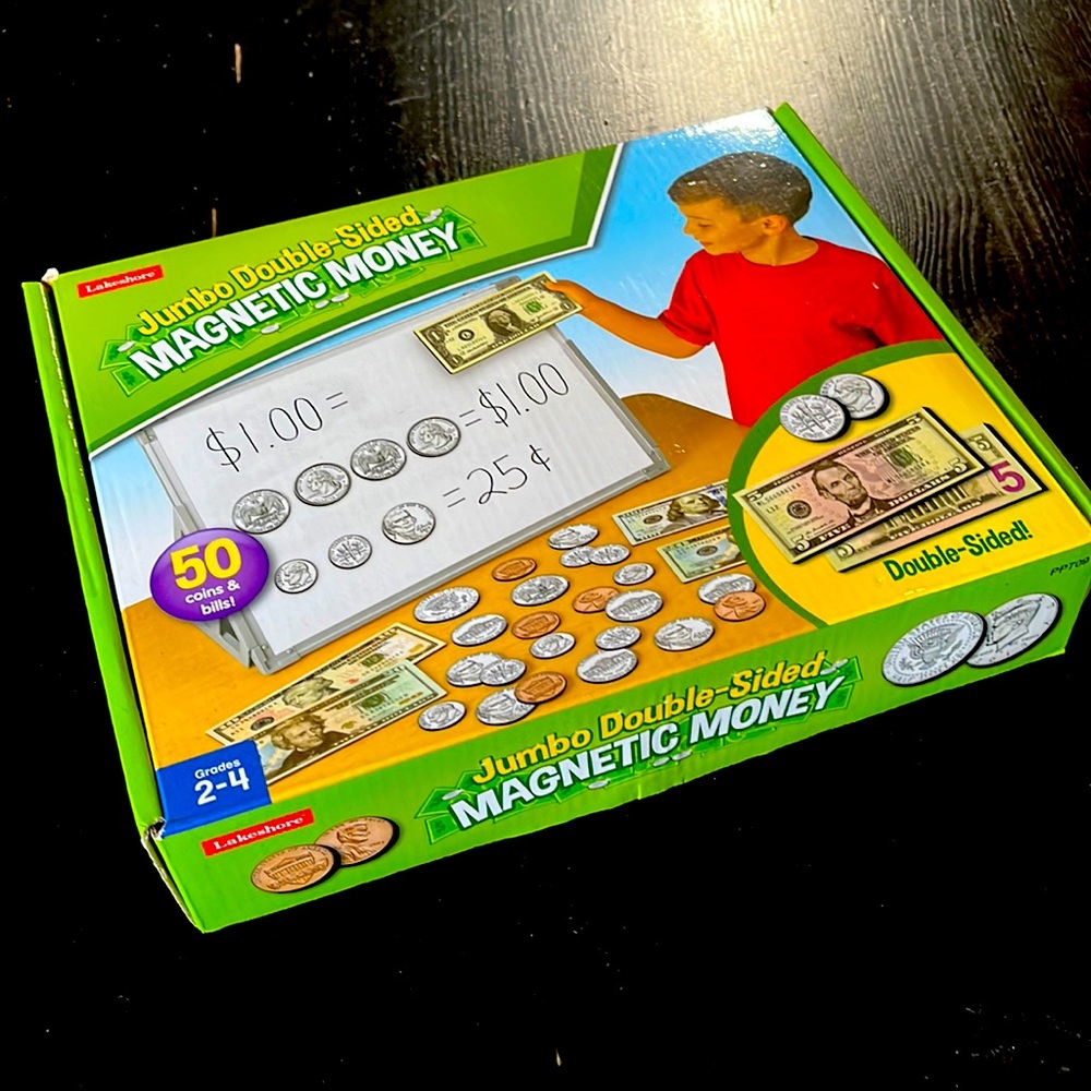 Lakeshore Learning Jumbo Double-Sided Magnetic Money